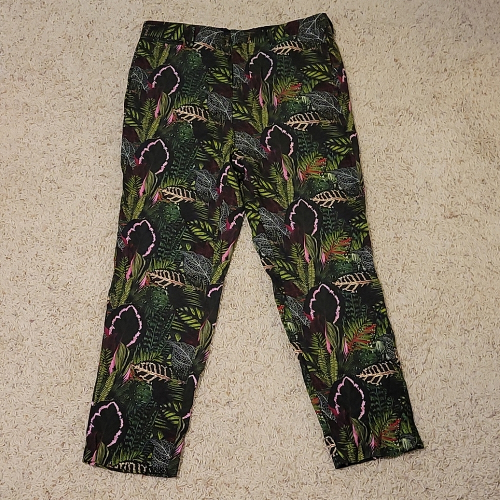 Floral, Capri slacks